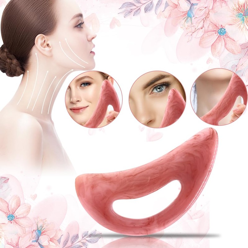 Gua Sha Set, 2pcs Large Gua Sha Massager with Handle