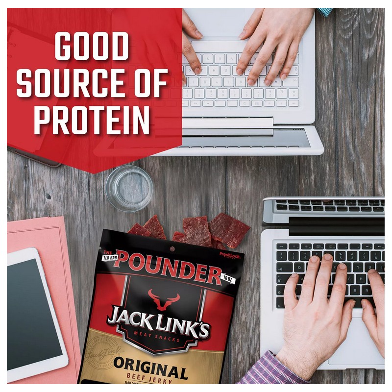 Jack Link's Original Beef Jerky, 16 oz.