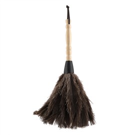 Mini Washable Reusable Ostrich Feather Duster for Books Keyboard Office Home