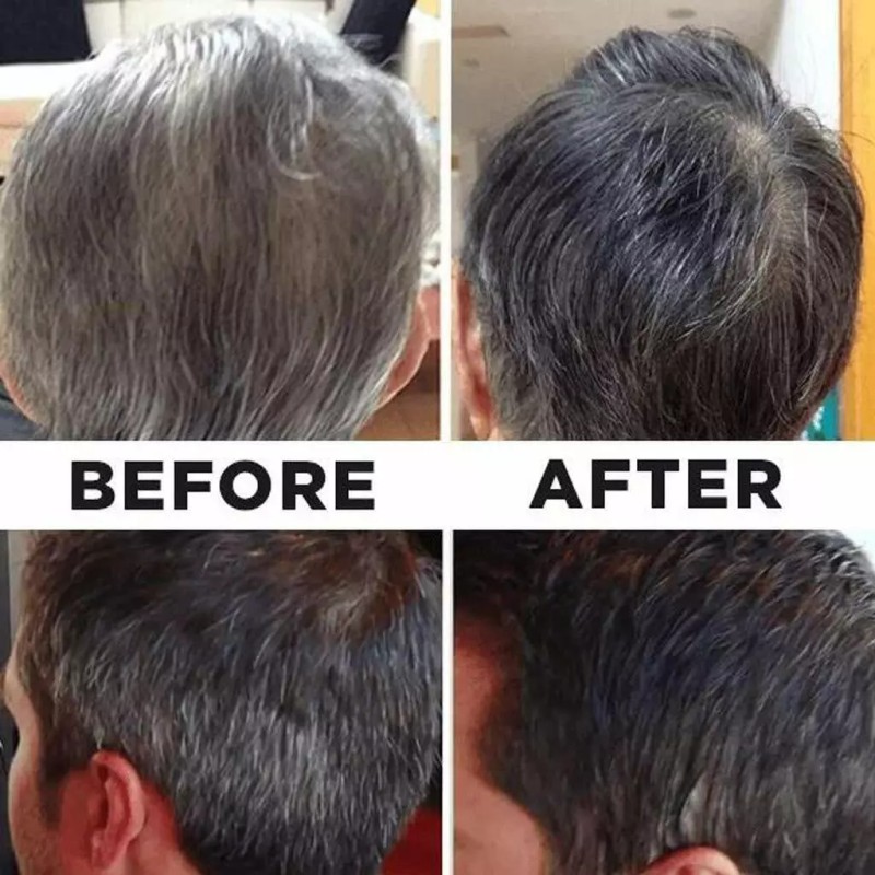 Polygonum Instant Black Hair Shampoo Reverse Gray Shampoo Hair Darkening