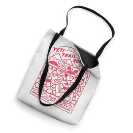 Frost Stride Yeti Trail Runners Graphic Tote Bag