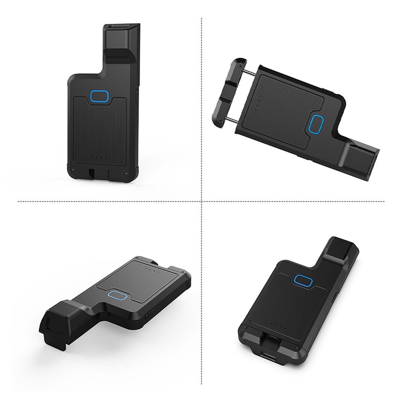 Barcode Scanner Portable Back Clip Bar Reader BT+2.4G Wireless and