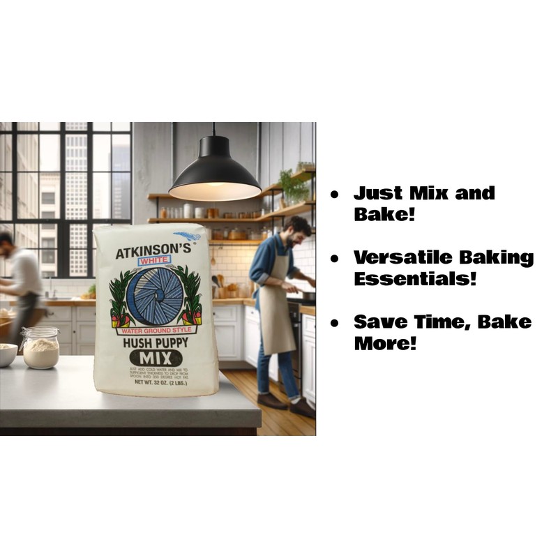 Atkinson's Regular Hush Puppy Mix, 2 lbs Bag - Just