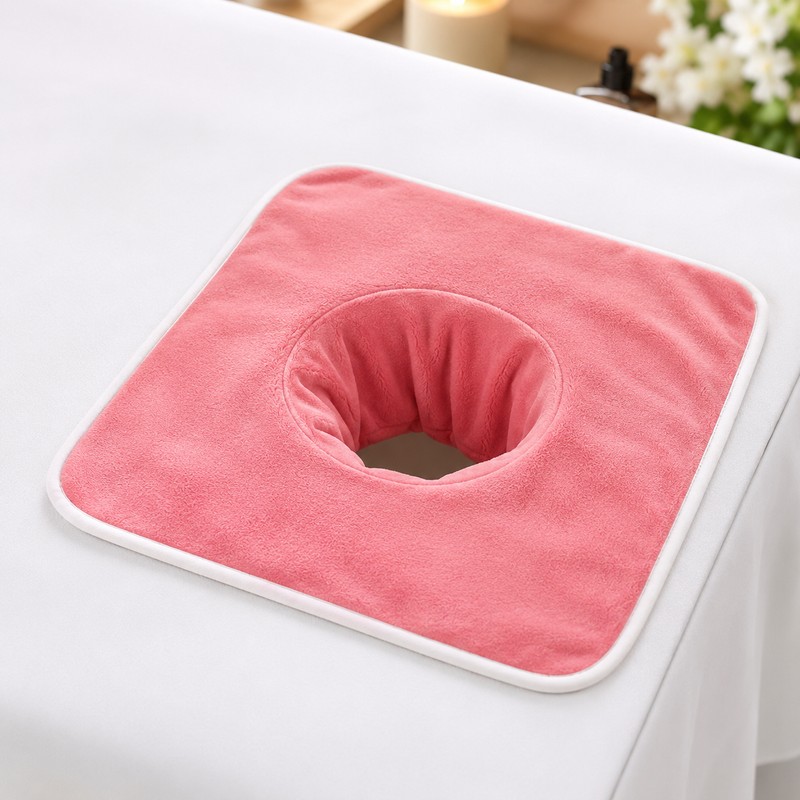 Massage Headrest Pad with Face Berth Hole for Professional Spa