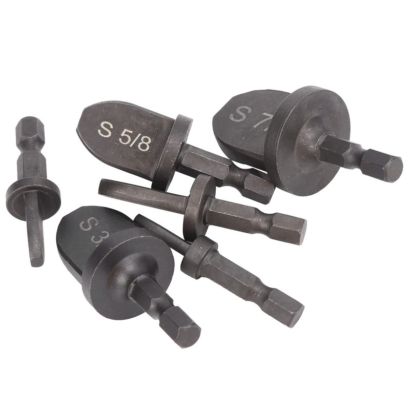 Pipe Expander, 6 Pieces Pipe Expander Bearings Steel Hex Handle