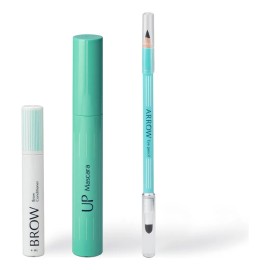 Kit Máscara Para Pestañas+renueva Tus Cejas+lápiz Delineador