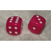 Pink Deluxe Opaque Dice Pair