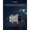 ECCPP AC Compressor with Clutch 2007 Fit for Volvo VNL
