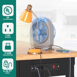 YITAHOME Adjustable Workbench with Wheels 48in Work Bench for Garage W/Pegboard & Power Outlets Heavy-Duty Workstation, 1600 LBS Load Capacity for Workshop, Office, Home Outdoor