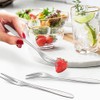 24 Pcs Dessert Forks,5.1 InchStainless Steel Mini Salad Fruit Fork