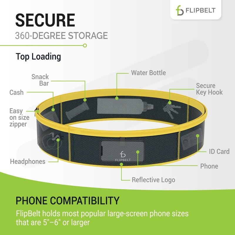 FlipBelt Air - Carbon - S