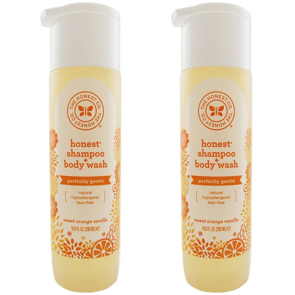 The Honest Company Shampoo and Body Wash (Pack of 2) 10 Fl Oz