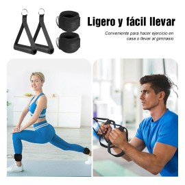 MINI BOXX  Agarres Gimnasio Y Grilletes Para Tobillo Gym El Deportes