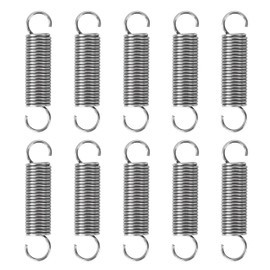 GUNGY Tension Springs with Hooks Stainless Steel Tension Spring 35 mm Outer Diameter 8 mm Wire Diameter 0.9 mm Maximum Tensile Force 1.90 kg 0.9 x 8 x 35 mm Pack of 10