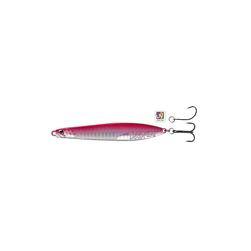 Dega Seatrout Björn Sea Trout Blinker UVAktiv/Red Silver 25g