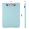 Sooez Clipboard with Storage, Plastic Storage Clipboard with Low Profile