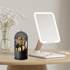 Makeup Brush Holder Organizer with Lid - 360°Rotating Waterproof Cosmetic