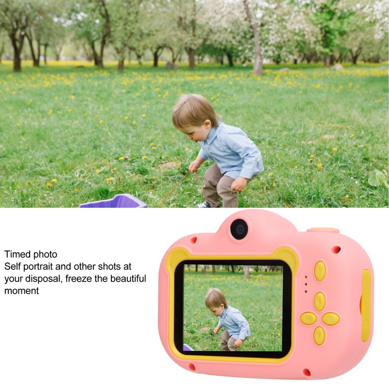 Kids Camera 12MP Dual Front Rear Lens 1080P Children Digital