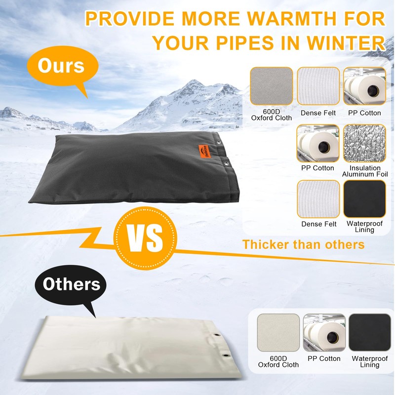 Cholila Cover Backflow Preventer Cover Insulated (5˚F) - 18" W