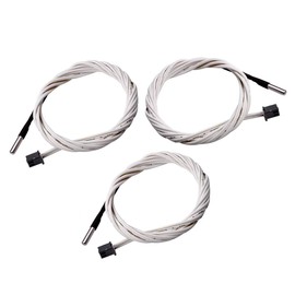 FYSETC 3Pcs Upgrade HT-NTC100K 3950 XH2.54 2 Pin Cartridge Thermistor Sensor, Ender 3 V2 Hotend Parts, High Temperature 250 Degrees for Ender 3 5 Pro CR10 A8 Maker Pro Heater Block