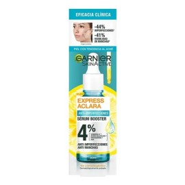 Garnier Express Aclara Sérum Antiacné 30 ml – Tratamiento con Ácido Salicílico, Vitamina C y Niacinamida para Piel Grasa y con Imperfecciones