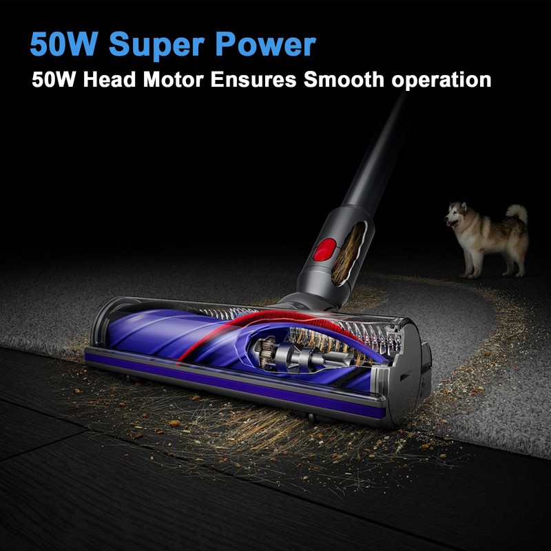 Upgraded Anti-Tangle Quick-Release Motorhead Cleaner for Dyson V7 V8 V10