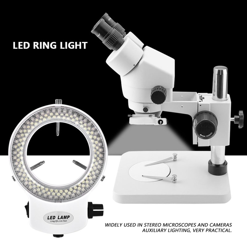 LED Ring Light Lamp, 144 LED Beads, Lighting, Adjustable Brightness,