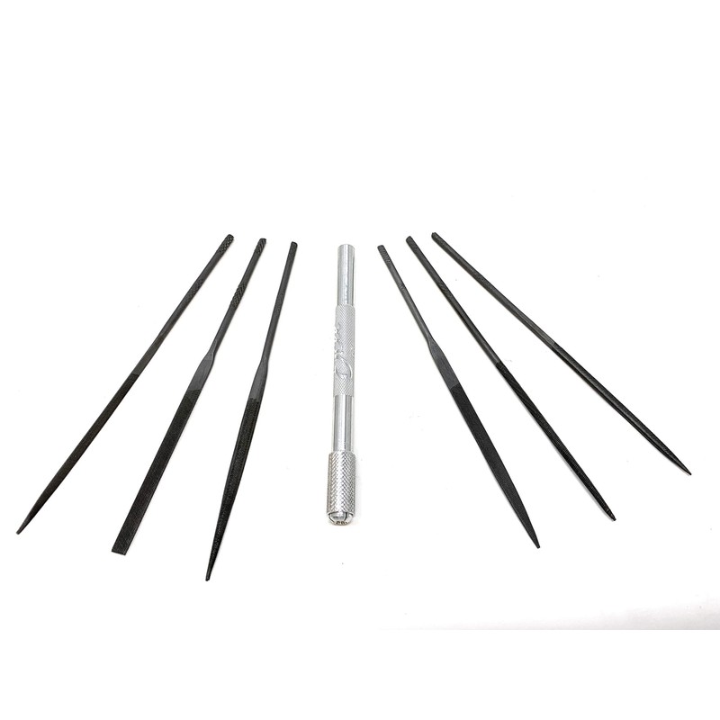 Excel Blades Mini Needle File Set – Hardened Alloy Steel,