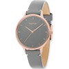 Engelsrufer ERWA-COLOUR-LGY2 Women's Watch Colour Analogue Quartz Rose Grey, Strap.