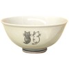 Matsumoto Pottery 11539 Nyanko Rice Bowl (Large)