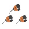3pcs Archery Finger Tabs Thickened Double Layer PU Leather Archery
