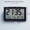 Foxwrta Large Digital Wall Clock Battery Operated,Desk Clocks with Indoor
