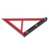Woodworking Triangle Ruler Inch Scale Square Angle Ruler Aluminum Alloy