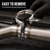 3 Inch V-Band Exhaust Clamp Kit with Male Female Flanges