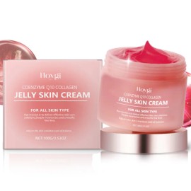 Jelly Cream 100g Hydrating Nourishing Brightening Facial Moisturizer Vitamin C Glycerin Green Tea Pearl for All Skinnet weight: 100 mL, color: 100g