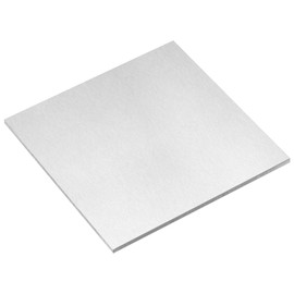 sourcing map 6061 Aluminum Sheet, 200mm x 200mm Rectangle Aluminum Plate 4mm Thick Flat Metal Stock for Industry Welding Crafting