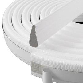 Weather Stripping Door Seal Strip, 196 * 3 inch Wedge-Shape Window Foam Seal Strip, Soundproofing, Winter Insulation Tape Strip for Frame, Noise Blocker, Door Gap Filler for Exterior