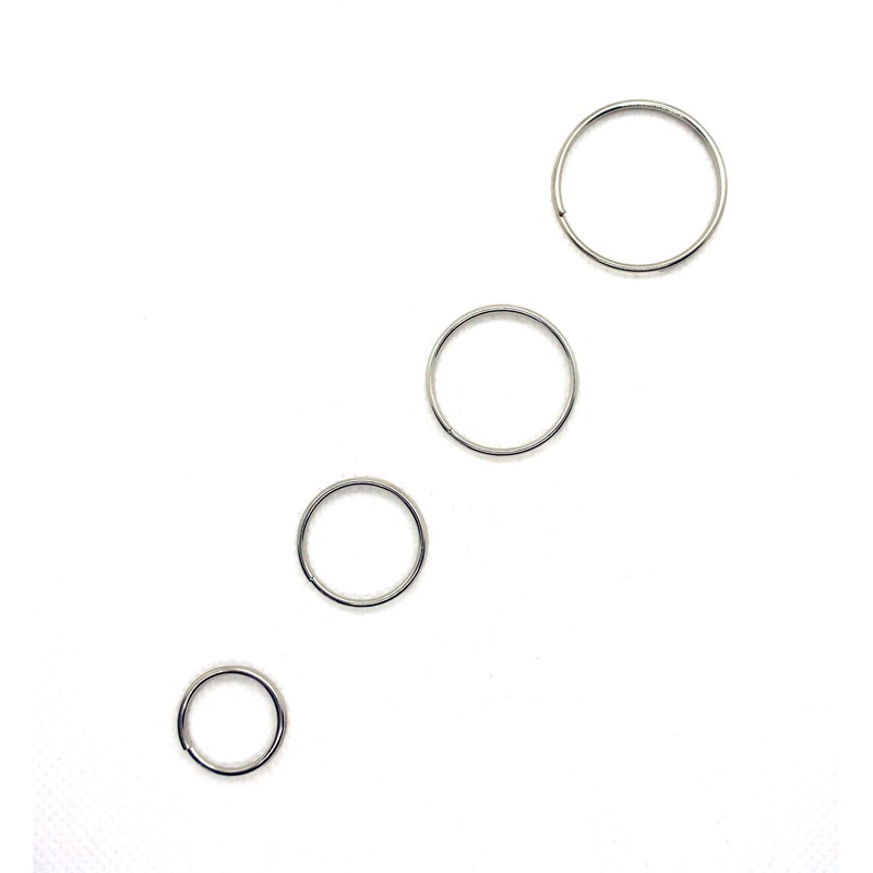 5 x Split Safety Rings A4 Stainless Steel 316 Marine