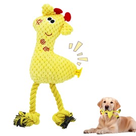 Squeaky Plush Dog Toys, Long Lasting And Durable Puppy Teething Chew Toys For Interactive And Training, Resistant Bite Sound Toy For Small Medium Large Dogs