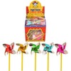 Henbrandt 6x Mini Foil Sand Castle Windmills - 7cm