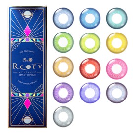エティア レオーヴワンデー 全13色【10枚入】立体感×透明感 高発色カラコン ネフライト 0.00度なし