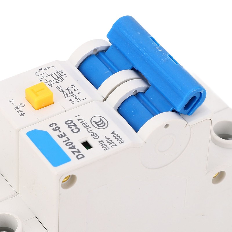 Air Circuit Breaker with Leakage Protector Dual Handle DIN Rail