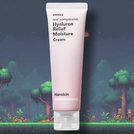 Hanskin Hyaluron Relief Moisture Cream 50ml 1 piece Hyaluron Relief Moisture Cream 50ml 1 piece / 히알루론 릴리프 수분크림 50ml 1개 히알루론 릴리프 수분크림 50ml 1개