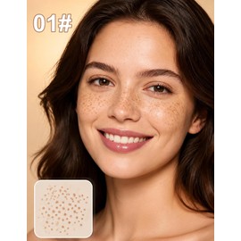 Erinde Lápiz Natural Para Pecas, 2 en 1 Sello Para Pecas Falsas y Lápiz