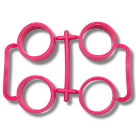 TAGATORON Medium Diameter Pella Tire Hard Type [0.08 inch (2 mm) Thickness / Outer Diameter 0.9 inch (23 mm) / Inner Diameter 0.7 inch (19 mm)] (3. Pink)