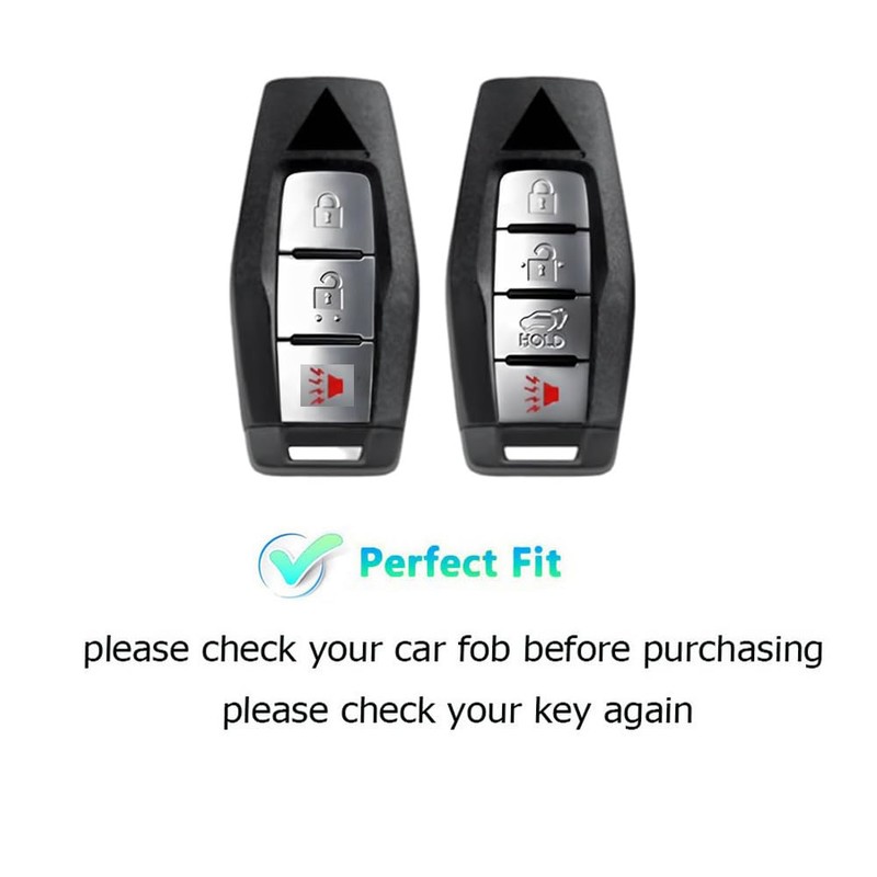 WTSHOPME Key Fob Cover Crazy Horse Leather Compatible with Mitsubishi