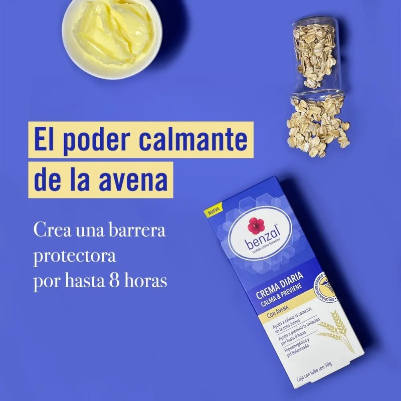 Crema Íntima Diaria Con Avena Benzal Tipo De Envase Tubo