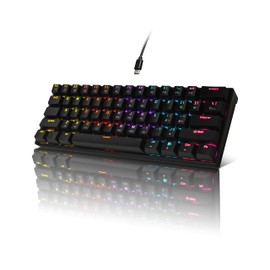 60% Mechanical Keyboard, RGB Mechanical Gaming Keyboard, Blue Switch