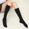 DRESHOW 3 Pairs Knee High Socks for Women Girls Cotton