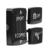 3 Pcs Gear Button Kit 6131 9252 912‑1 ESP Antislip
